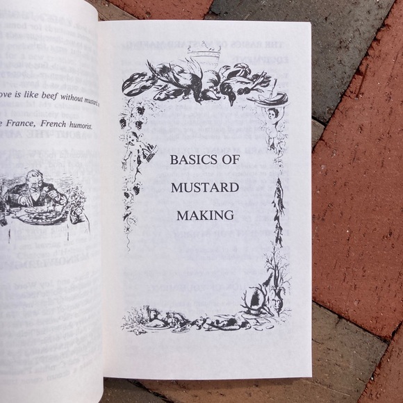 1990 Gourmet Mustards Culinary Arts Ltd. Gift Basket Book Condiment Moutarde - Picture 3 of 9